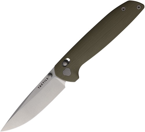 Tactile Knife Company Maverick Crossbar Lock Pocket Knife G10 - TKCMVMCGGR 