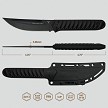 TKF313 Takumitak Ninja Fixed Blade Knife Black 