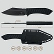 TKF318 Takumitak Asym Fixed Blade Knife 