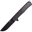 Tekto Knives F1 Alpha Linerlock Pocket Knife Carbon Fiber/Blue - TKTF1CBKBK2 
