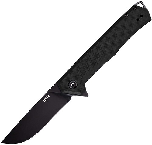 Tekto Knives F1 Alpha Linerlock Pocket Knife Black - TKTF1GBKBK1 