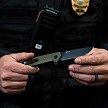 TKTF1GODBK1 Tekto Knives F1 Alpha Linerlock Pocket Knife OD Green 