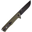 TKTF1GODBK1 Tekto Knives F1 Alpha Linerlock Pocket Knife OD Green 