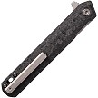 TKTF2CBKSL4 Tekto Knives F2 Bravo Linerlock Pocket Knife Carbon Fiber/Silver 