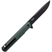 TKTF2GODBK1 Tekto Knives F2 Bravo Linerlock Pocket Knife OD Green/Black 