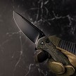 TKTF3GMXBK1 Tekto F3 Charlie Button Lock Pocket Knife 