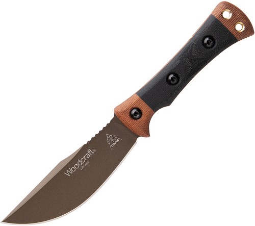 TOPS Woodcraft Fixed Blade Knife - TPWC01 