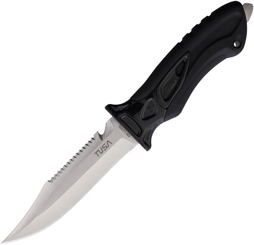 TUSA X-Pert II Dive Knife Black - TUS910BK 