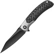 TRIVISA Uma 05B Linerlock Pocket Knife Carbon Fiber - TVTY07BCTS 