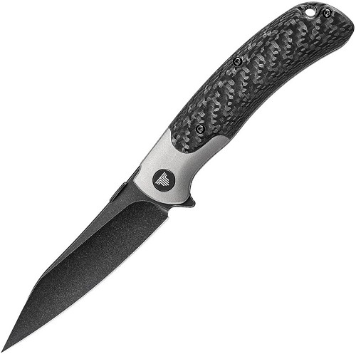 TRIVISA Uma 05B Linerlock Pocket Knife Carbon Fiber - TVTY07BCTS 