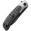 TRIVISA Uma 05B Linerlock Pocket Knife Carbon Fiber - TVTY07BCTS 