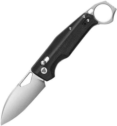 TRIVISA Sagitta-04 Crossbar Lock Pocket Knife Black - TVYH02BM14 