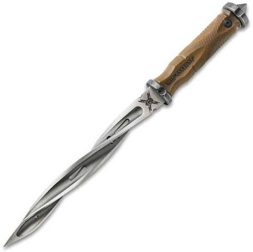 United Cutlery M48 Battle Scarred Cyclone Fixed Blade Knife Tan - UC3341 