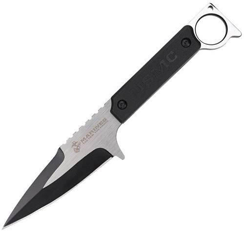 USMC Fixed Blade Knife Black - USMFIX3005BK 