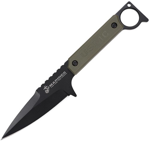 USMC Fixed Blade Knife Green - USMFIX3005GN 