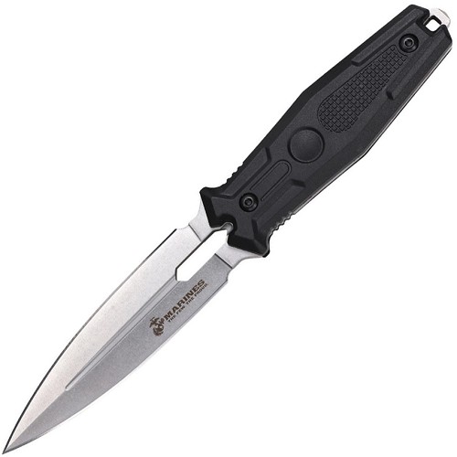 USMC Fixed Blade Knife Black - USMFIX3010BK 