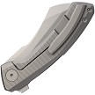 VANG011 Vanguard Mini Cleaver Framelock Pocket Knife Gray 