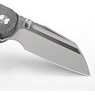 VOSA1303 Vosteed Hedgehog Top Linerlock Pocket Knife Black 