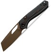 Vosteed Kroc Top Linerlock Pocket Knife Black - VOSA1802 