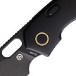 VOSA2203 Vosteed Psyop Top Linerlock Pocket Knife Titanium Black 