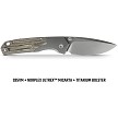 Vosteed Psyop 299 Top Linerlock Pocket Knife Green - VOSA2220 