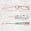 Vosteed Psyop 299 Top Linerlock Pocket Knife Green - VOSA2220 