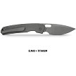 Vosteed Psyop Top Linerlock Pocket Knife Titanium - VOSA2222 