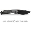 Vosteed Psyop 299 Top Linerlock Pocket Knife - VOSA2233 