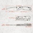 Vosteed Psyop 299 Top Linerlock Pocket Knife - VOSA2238 