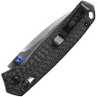 VOSA2303 Vosteed Mini Psyop Crossbar Lock Pocket Knife Carbon Fiber 