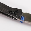 VOSA2303 Vosteed Mini Psyop Crossbar Lock Pocket Knife Carbon Fiber 