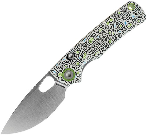 Vosteed Porcupine Top Linerlock Pocket Knife Doodle - VOSA2620 