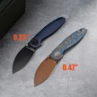Vosteed Shilin Cutter Vanchor Lock Pocket Knife Black - VOSA2811 