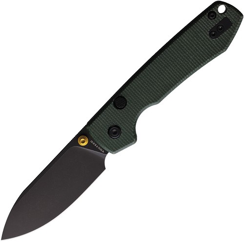 Vosteed Raccoon Top Linerlock Pocket Knife Green - VOSA2901 