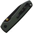 VOSA2901 Vosteed Raccoon Top Linerlock Pocket Knife Green 
