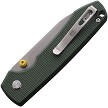 VOSA2904 Vosteed Raccoon Top Linerlock Pocket Knife Green 