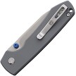 VOSA2906 Vosteed Raccoon Top Linerlock Pocket Knife Gray 