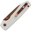 Vosteed Raccoon Top Linerlock Pocket Knife Dune - VOSA2913 