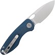 VOSA3301 Vosteed Acorn Linerlock Pocket Knife Blue Micarta 
