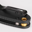 VOSA3401 Vosteed Mini Acorn Linerlock Pocket Knife Black 