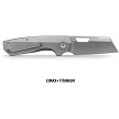 Vosteed Nip-L Top Linerlock Pocket Knife Titanium Gray - VOSA4201 