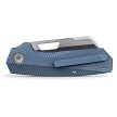 Vosteed Nip-L Top Linerlock Pocket Knife Titanium Blue - VOSA4202 