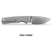 Vosteed Porcupine TiSlim Top Linerlock Pocket Knife - VOSA4801 