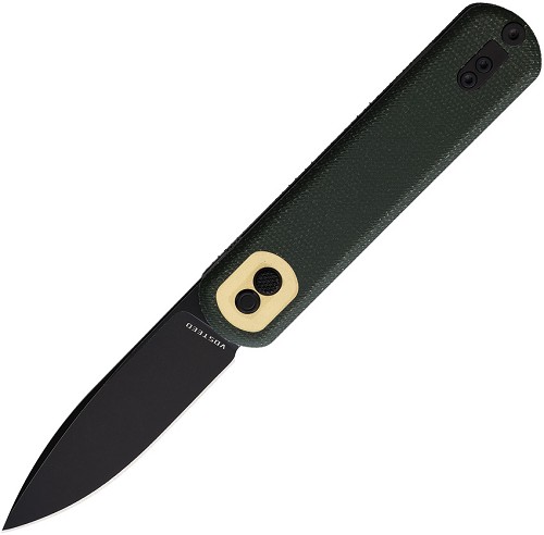 Vosteed Corgi Trek Lock Pocket Knife Green Micarta - VOSCGSVM1 