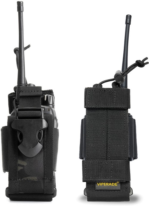 Viperade CHA1 Radio Pouch Black - VPCHA1BK 