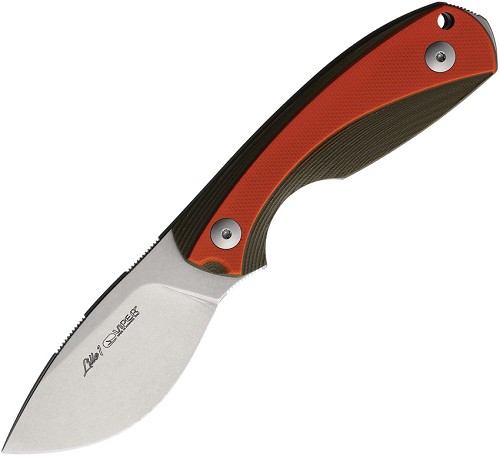 Viper Lille 1 Fixed Blade Knife Orange/Green - VT4022GGO 