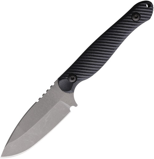 Wachtman Knife & Tool Eddy 2 Fixed Blade Knife Black - WCHE2BKT 