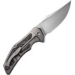 WE180582 We Knife Co Ltd Magnetron Framelock Pocket Knife Rose Carbon Fiber 
