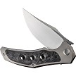 WE180582 We Knife Co Ltd Magnetron Framelock Pocket Knife Rose Carbon Fiber 