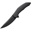 We Knife Co Ltd Merata Framelock Pocket Knife Black Titanium - WE22008A1 